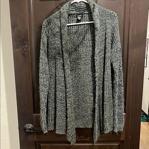 Rue21 Textured Gray Cardigan
